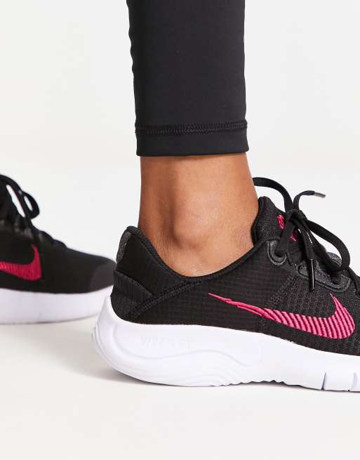 Nike flex best sale pink and black