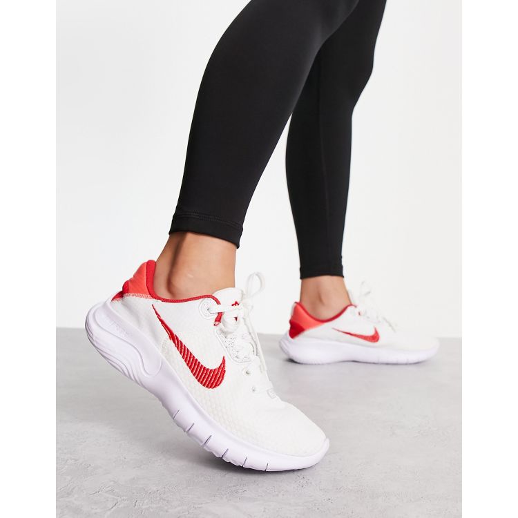 Nike flex pink trainers sale