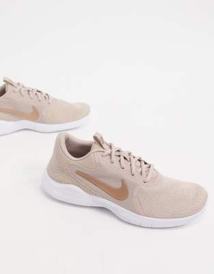 nike flex experience run 9 beige