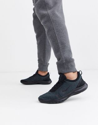 nike running flex experience rn8 trainers in black