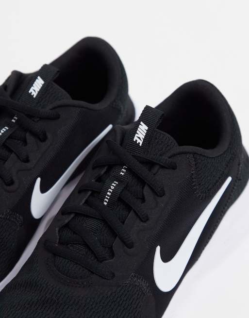 Nike Running Flex Experience RN9 trainers in black white