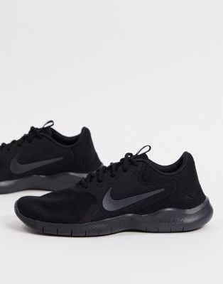 mens black leather nike trainers