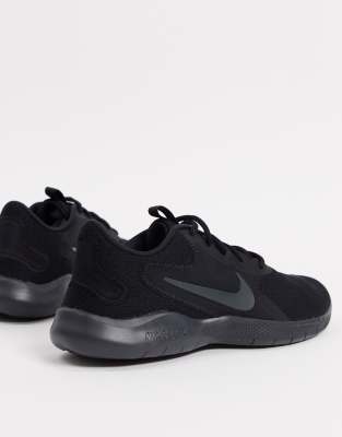 nike running flex experience trainers in black