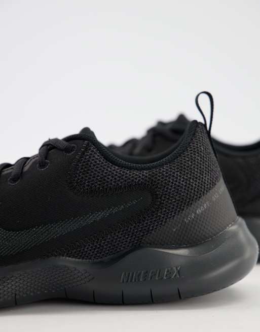 Nike Running - Flex Experience Run 10 - Sneakers nero triplo, 4 di 4