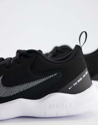 nike flex men's black