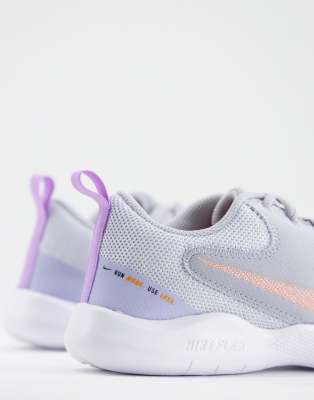 grey nike flex trainers