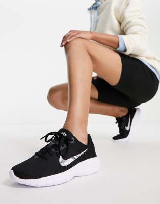 nike running flex experience trainers in black