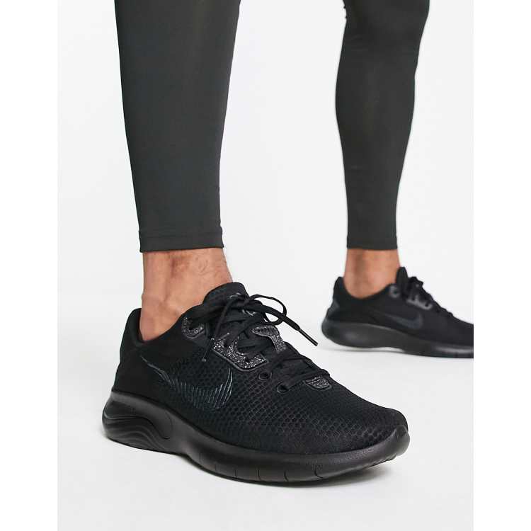 Nike running flex store 2018 triple black