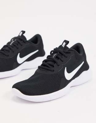 nike running flex experience trainers in black