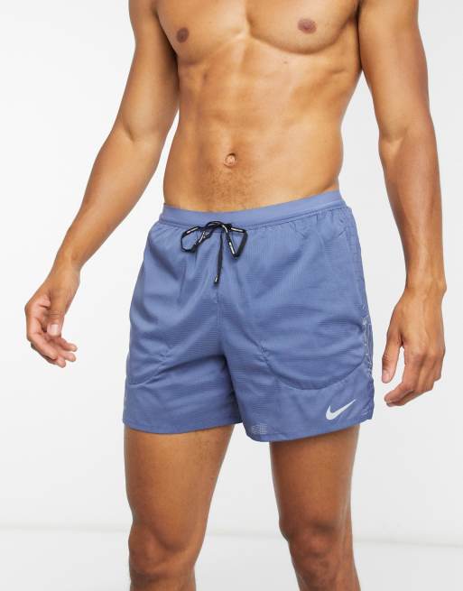 Nike Running Flex Stride 5 inch short in blue ASOS