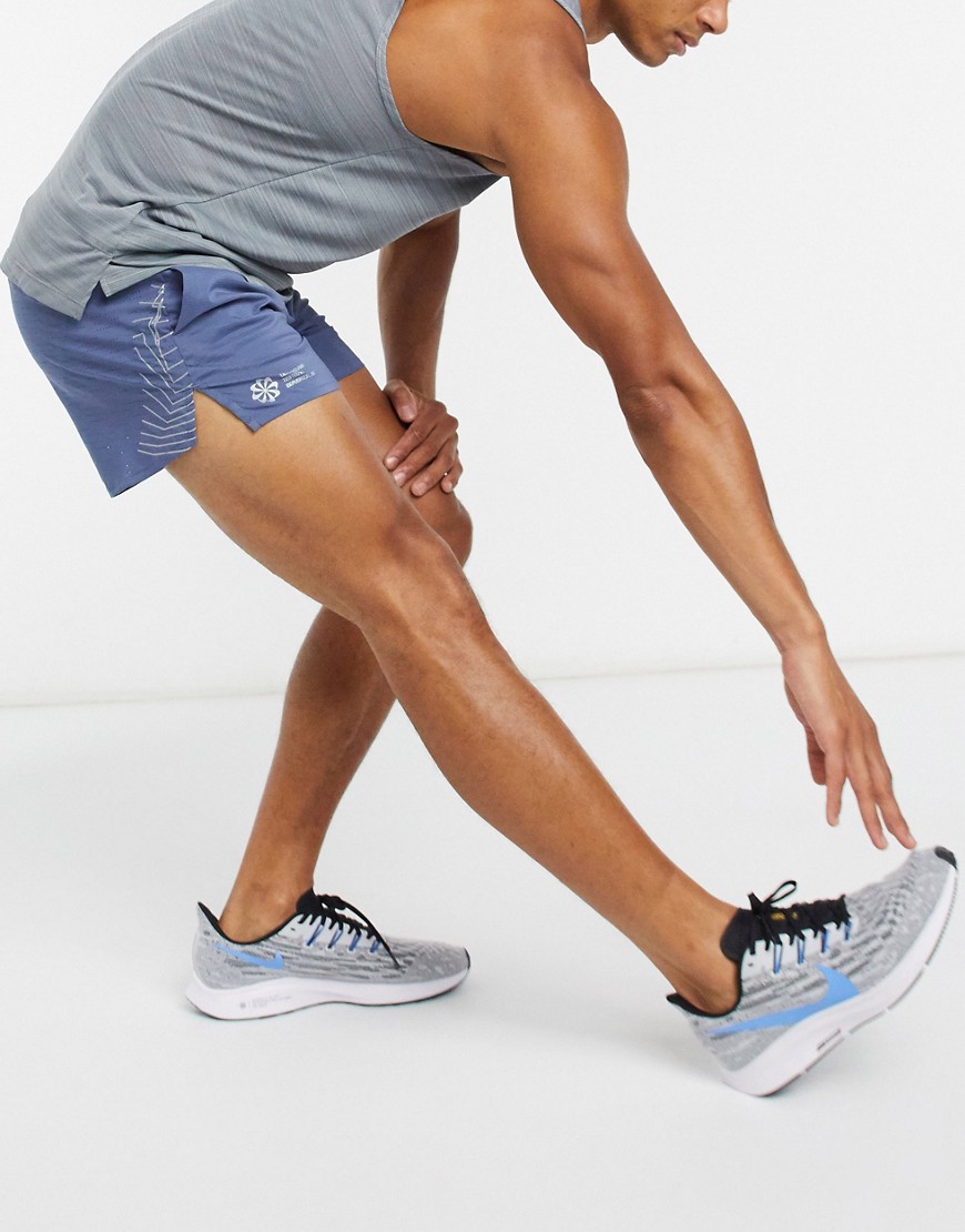 Nike Running — Flex Stride — Blå shorts 5