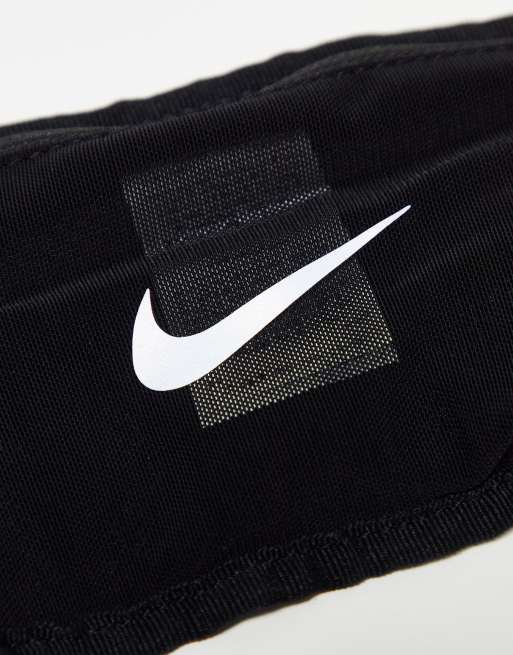 Nike Running Flex Stride bum bag with 12oz water bottle in black