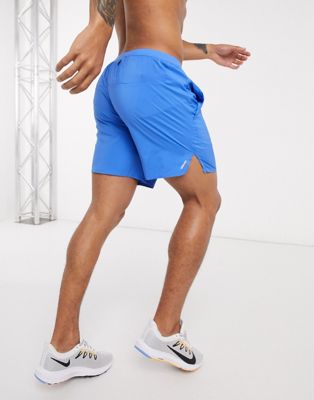 Nike Running flex stride shorts in blue 