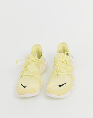 nike free run 5 homme jaune