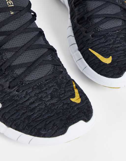 Free run 5.0 black and gold sale