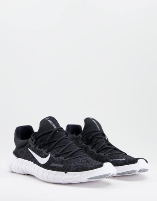 Nike Running Free Run 5.0 trainers in black | ASOS