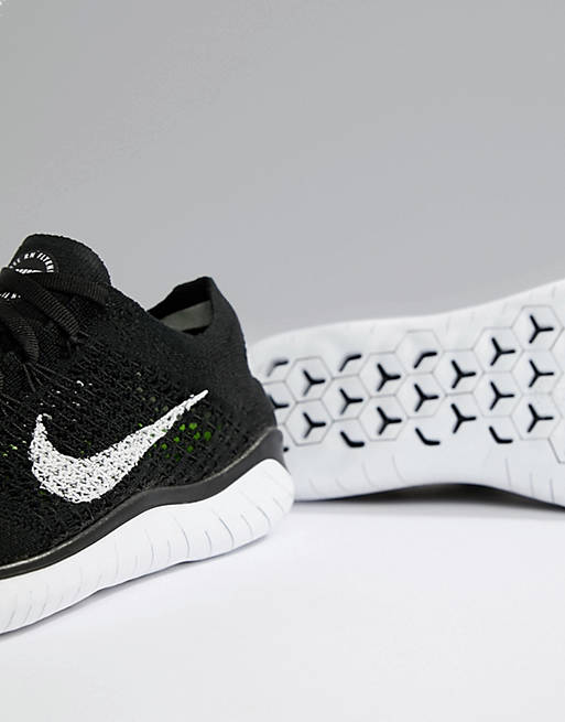 Van streek Alfabetische volgorde staal Nike Running - Free Run Flyknit 0 - Sneakers in zwart | ASOS