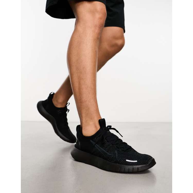 Free rn flyknit all black sale