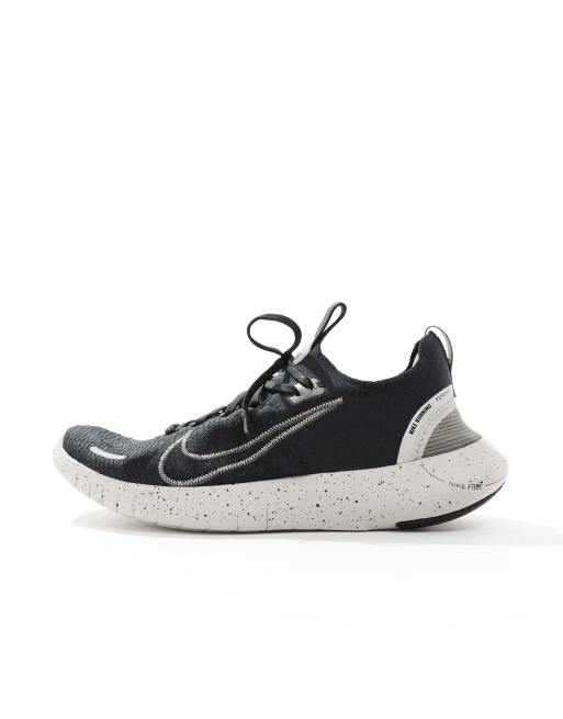 Nike Running Free Run NN sneakers in black and gray | ASOS