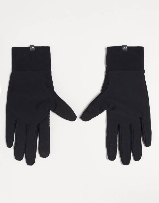 NIKE Gants de Course pour Femme Noir Taille M : : Mode