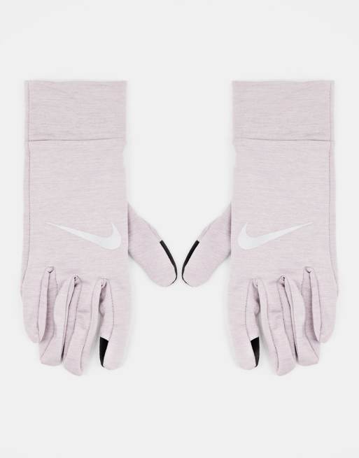 Nike Running - Gants en polaire pour femme - Gris