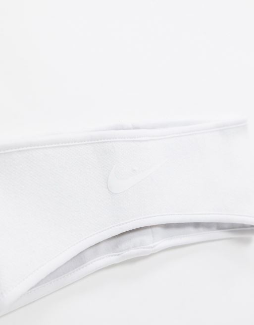 Nike Running – Gestricktes Stirnband in Weiß, 3 von 4