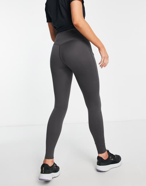 Nike Running GO Dri-FIT high impact mid rise 7/8 leggings in khaki