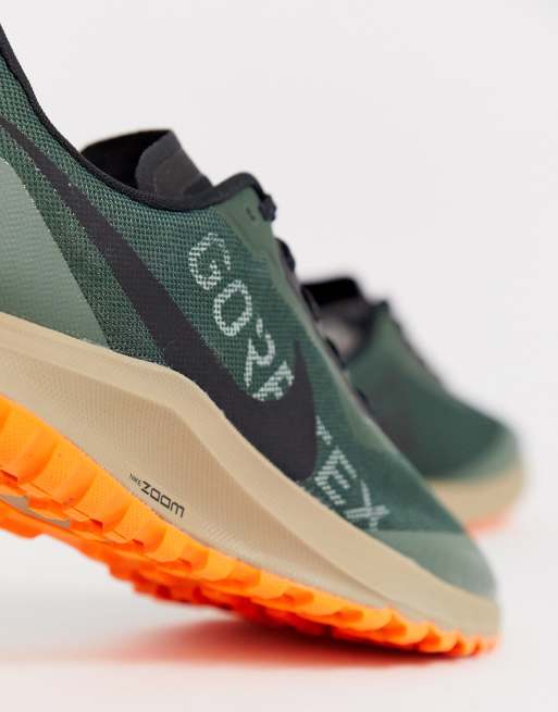 Running gore-tex air zoom shop pegasus 36 trail green