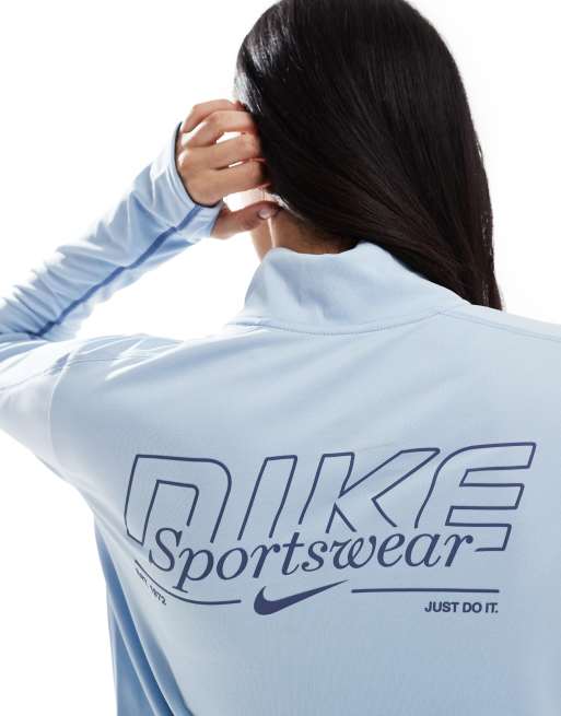 Nike Running Gym Life Swoosh Pacer Dri-FIT half zip long sleeve