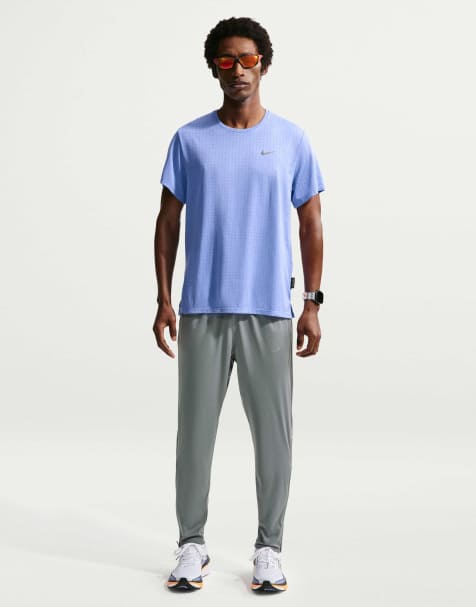 Nike Running Hombre Miler Dri-FIT pantalones de punto en gris - view 1
