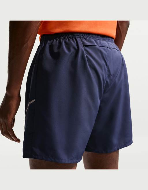 Nike Running Homme Miler Dri-FIT short 2-en-1 5 pouces bleu, 3 de 4