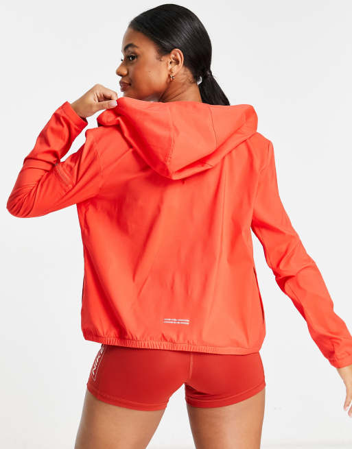 Orange nike 2024 windbreaker womens