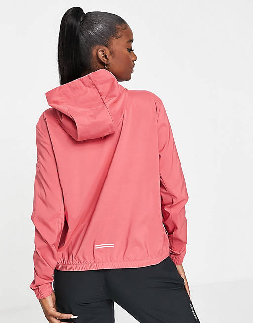  Nike Running Impossibly Light packable hooded jacket in pink 
