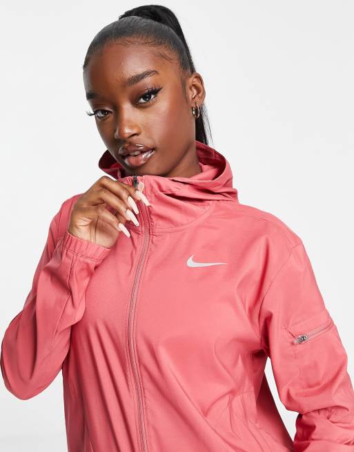 Nike Running – Impossibly Light – Różowa kompaktowa kurtka z kapturem