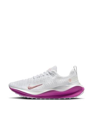 Кроссовки Nike Running Infinity Run 4 белого и фиолетового цветов