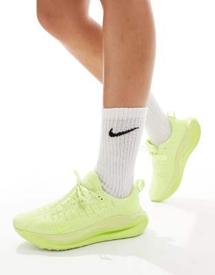 Nike Infinity Run Sneakers In Lime Green