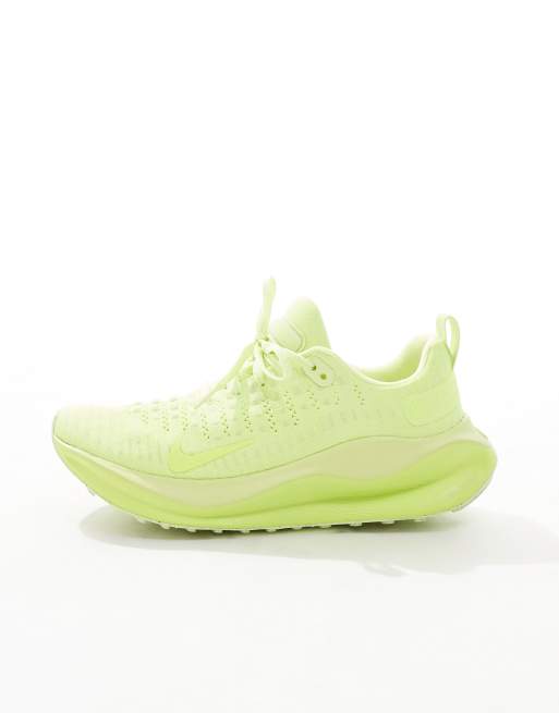 Nike Running Infinity Run sneakers in lime green ASOS