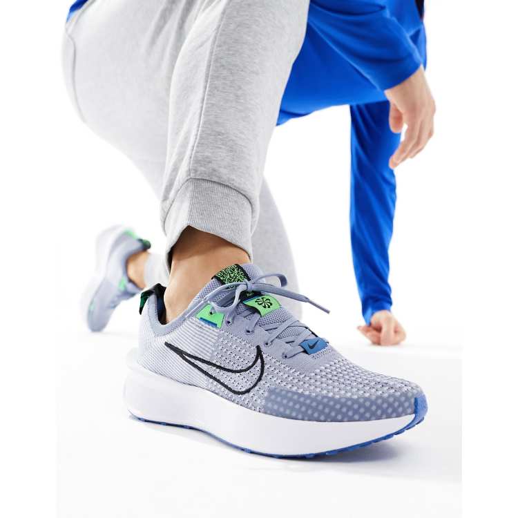 Nike Running Interact Run sneakers in gray ASOS