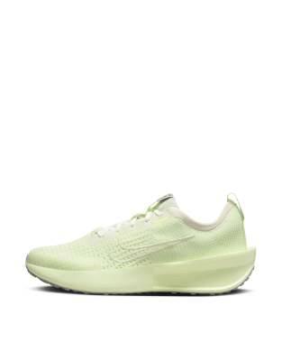 Nike Interact Run Sneakers In Pale Green And Volt In Green