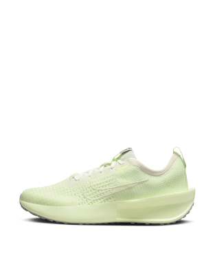 Nike Interact Run Sneakers In Pale Green And Volt