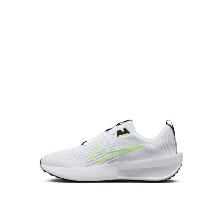 Nike running shoes gray and white best sale