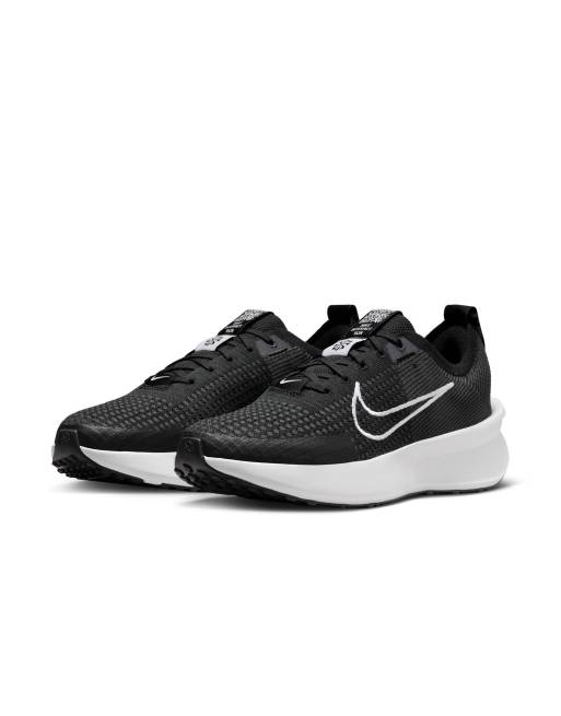 Nike Running - Interact - Sneakers in zwart en wit , 4 van 4