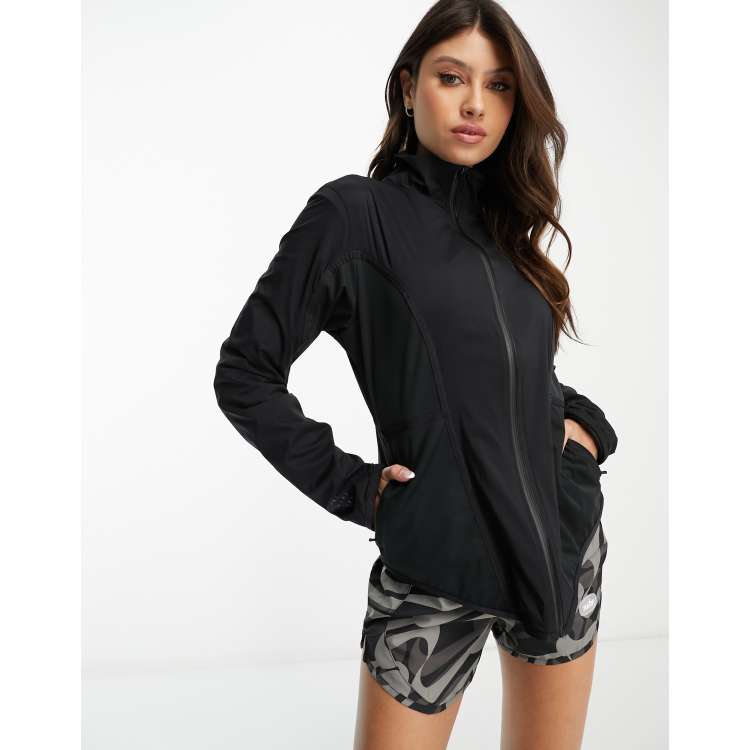 ayer Pasivo la carretera Nike Running jacket in black | ASOS