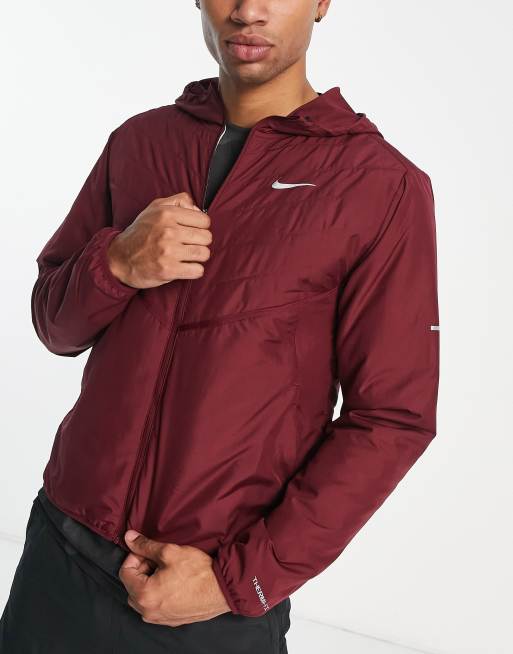 Red nike running jacket new arrivals