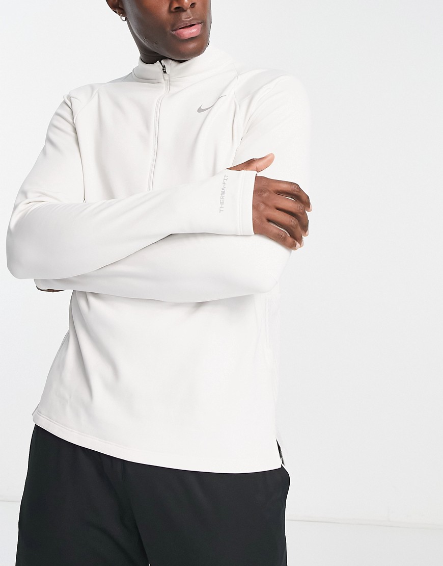 Nike Jacket In Stone-gray