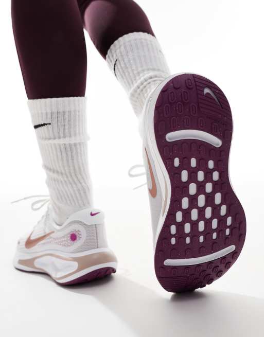 Nike Running – Journey – Biało-fioletowe buty sportowe do biegania, 5 z 5
