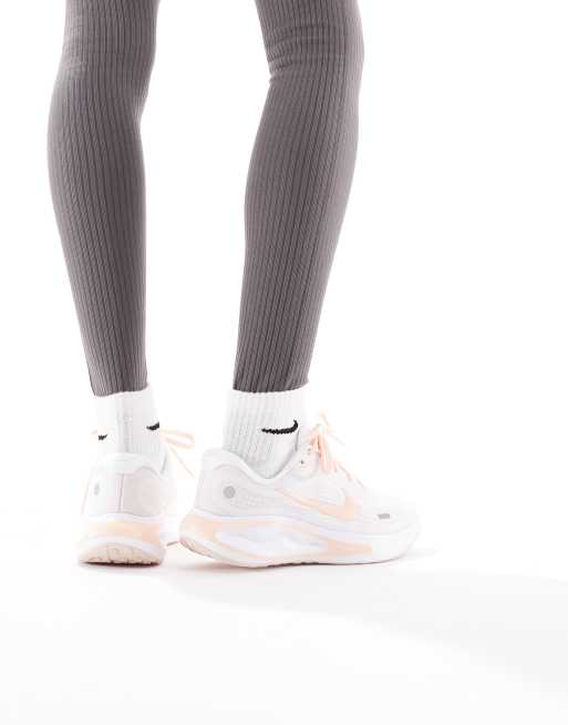 Nike Running – Journey – Biało-pomarańczowe buty sportowe do biegania, 4 z 5