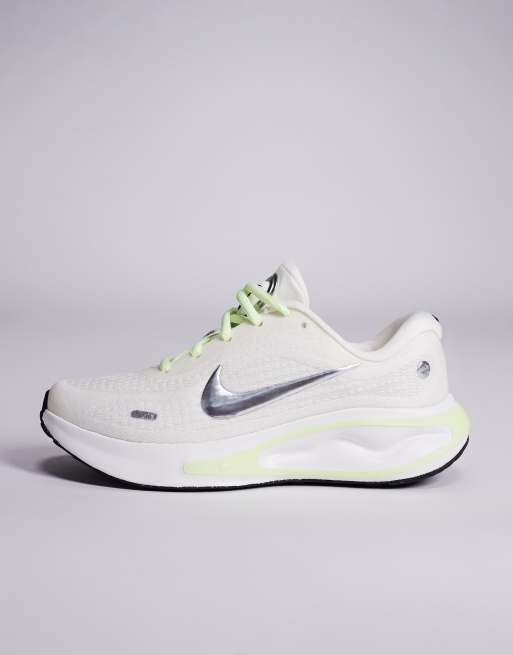Nike Running – Journey – Biało-zielone buty sportowe do biegania, 2 z 5