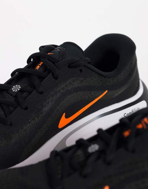 Nike Running – Journey – Lauf-Sneaker in Schwarz und Orange, 4 von 5