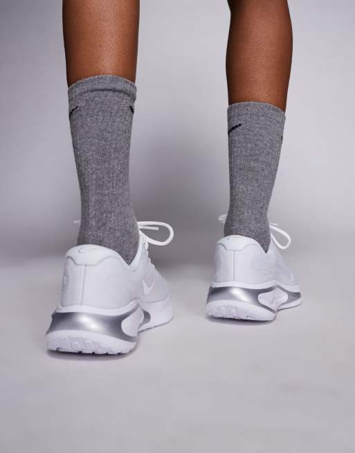 Nike Running - Journey Run - Baskets - Blanc et argenté , 4 de 5